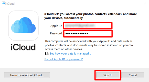 icloud app