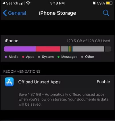เพิ่มพื้นที่เก็บข้อมูล iPhone