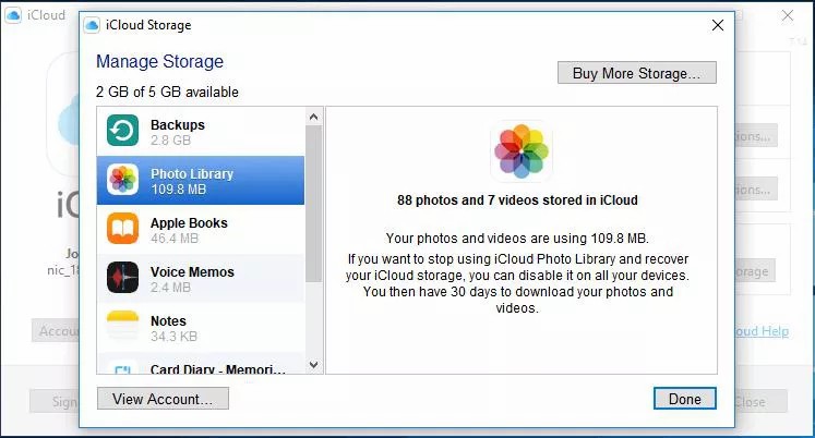 manage storage