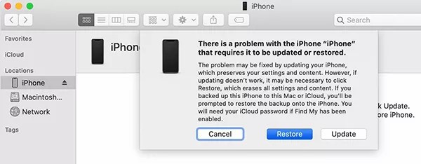 iphone update stuck installing