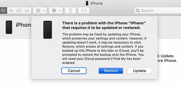 how to reset iphone 6 when locked - restore iphone using itunes