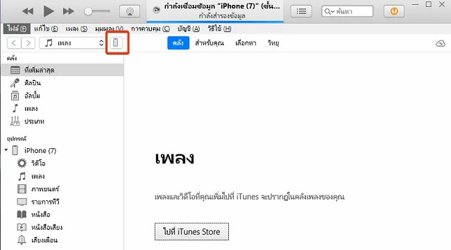 select ipad device