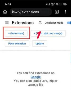 app kiwi browser menu