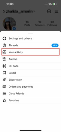 ig your activity
